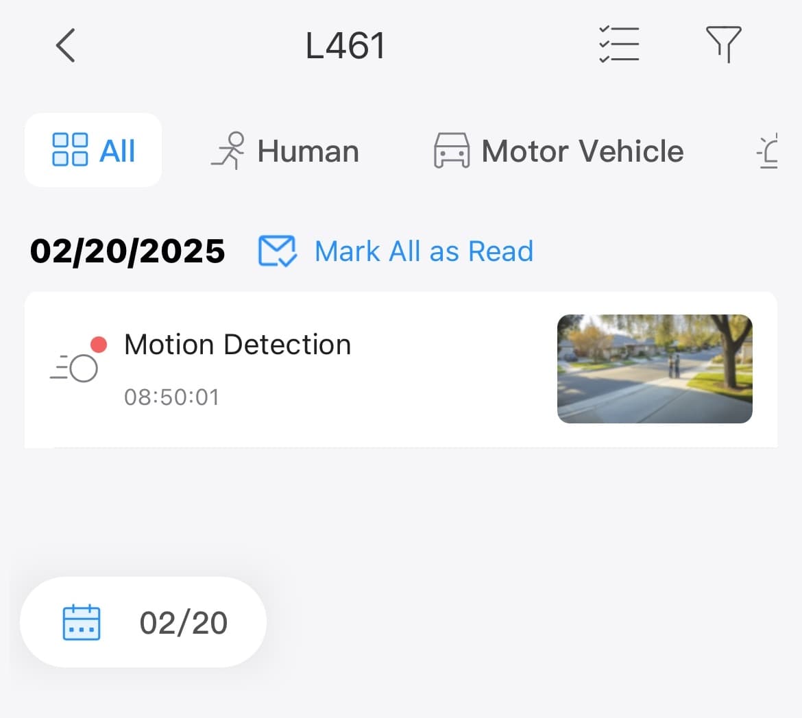 Detectarea mișcării